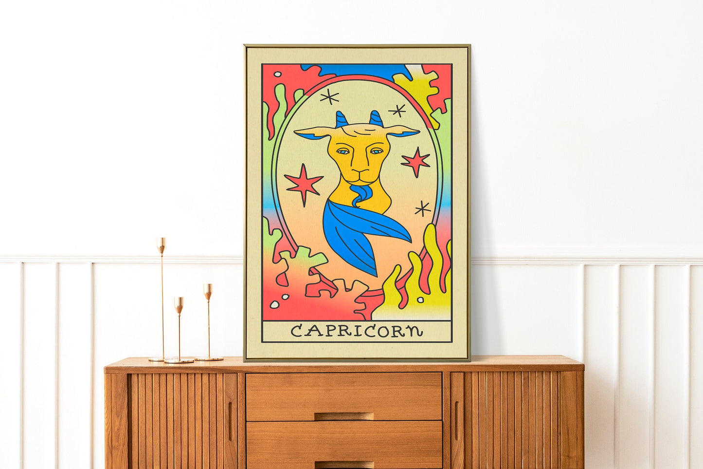 Capricorn Astrology Gifts | Capricorn Zodiac Sign Poster | Capricorn Horoscope Prints | Capricorn Poster | Astrology Poster Capricorn