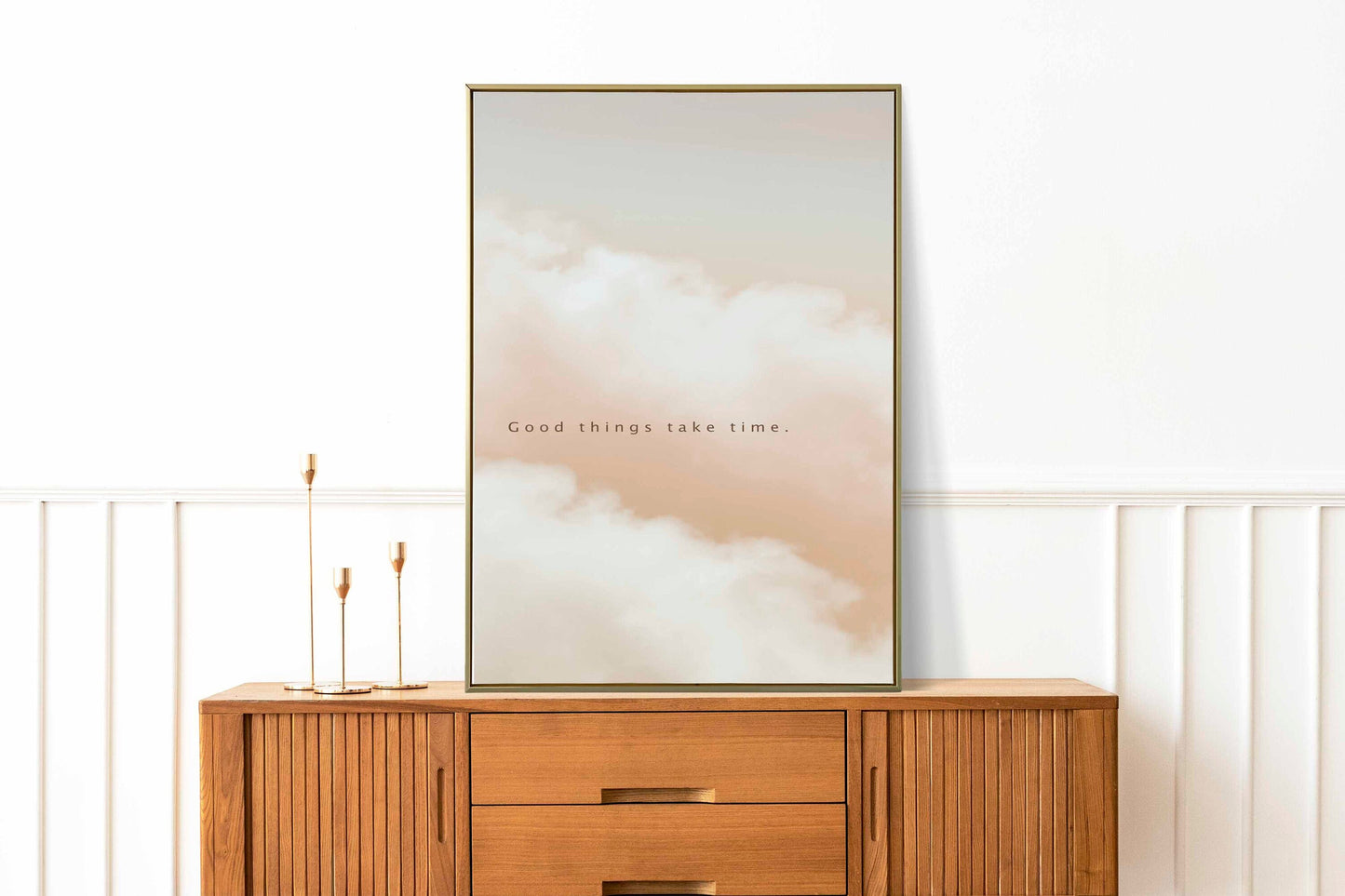 Good things take time Quote Poster | Motivational Prints | Inspirational Quotes | Positive Quote Wall Art | Aesthetic Bedroom Decor