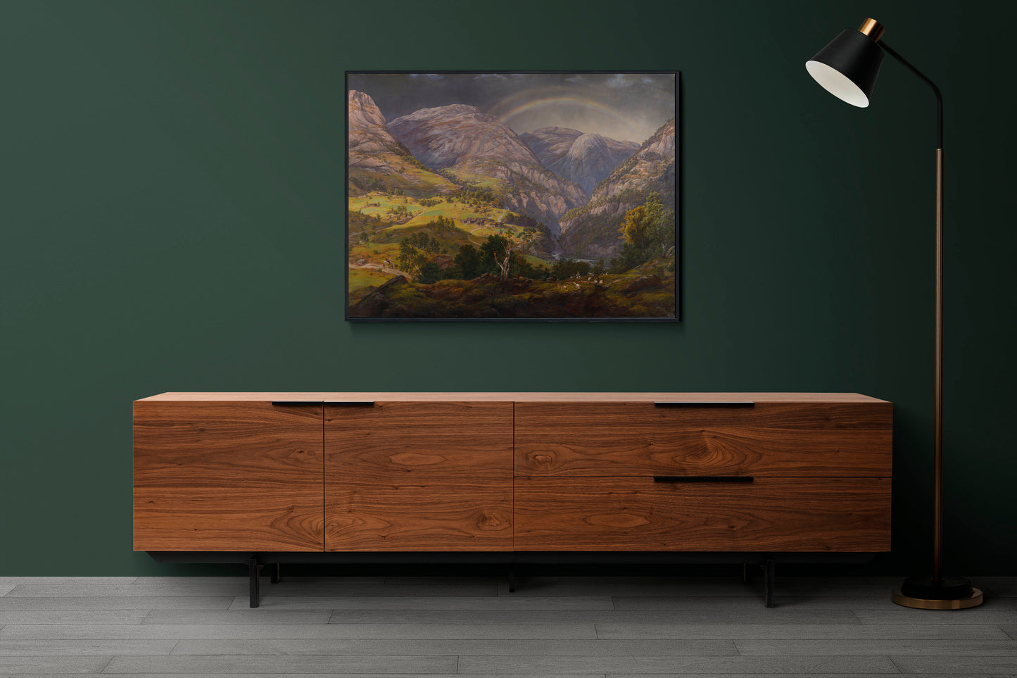 Mountain Wall Art | Landscape Artwork | Nature Prints | Artwork For Living Room | Johan Christian Claussen Dahl View from Stalheim