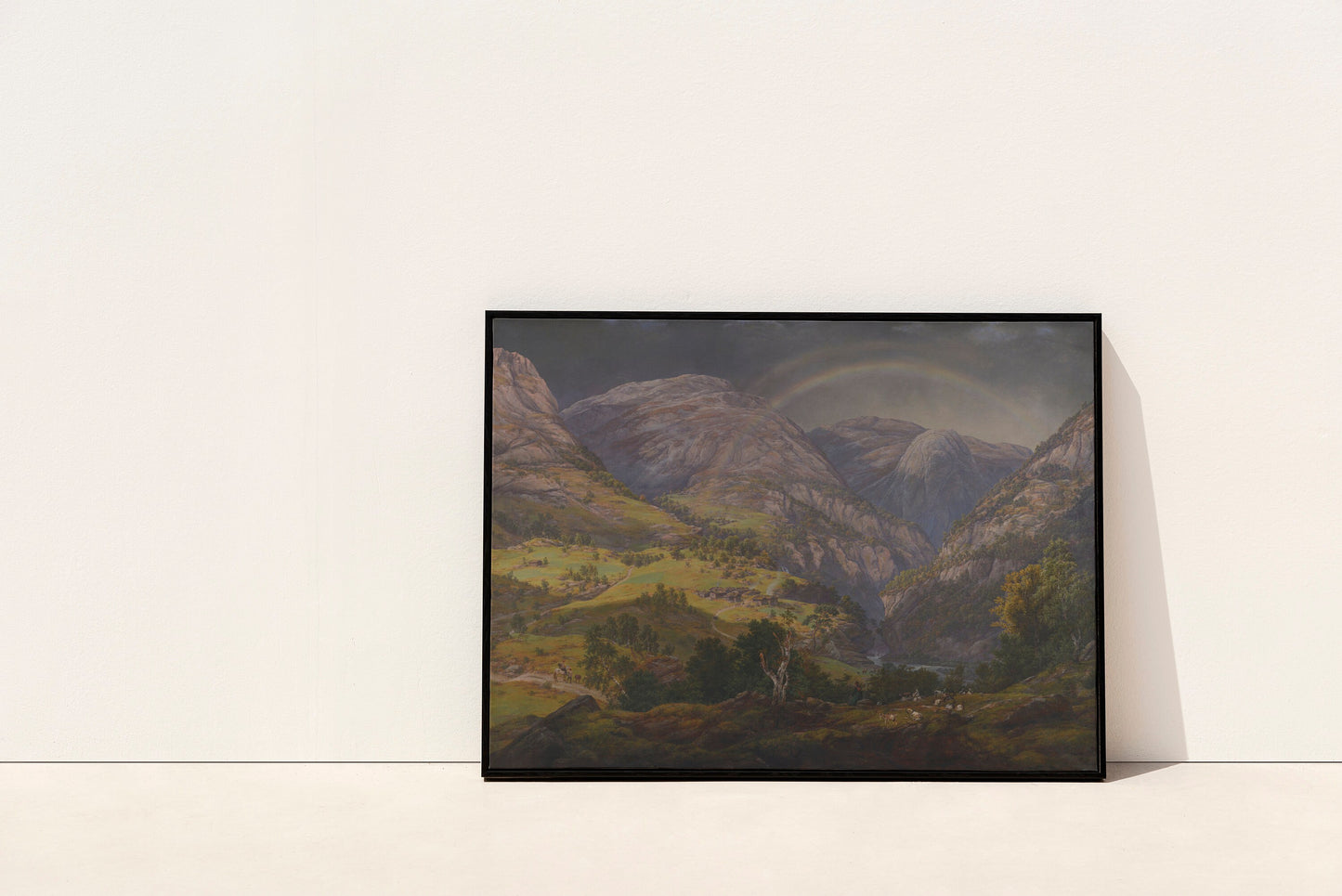 Mountain Wall Art | Landscape Artwork | Nature Prints | Artwork For Living Room | Johan Christian Claussen Dahl View from Stalheim