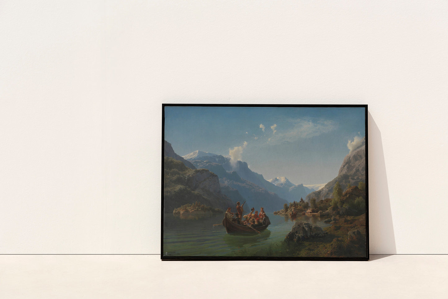 Nature Wall Art | Mountain Painting Print | Artwork for Living Room | Beautiful Wall Art | Scenic Print