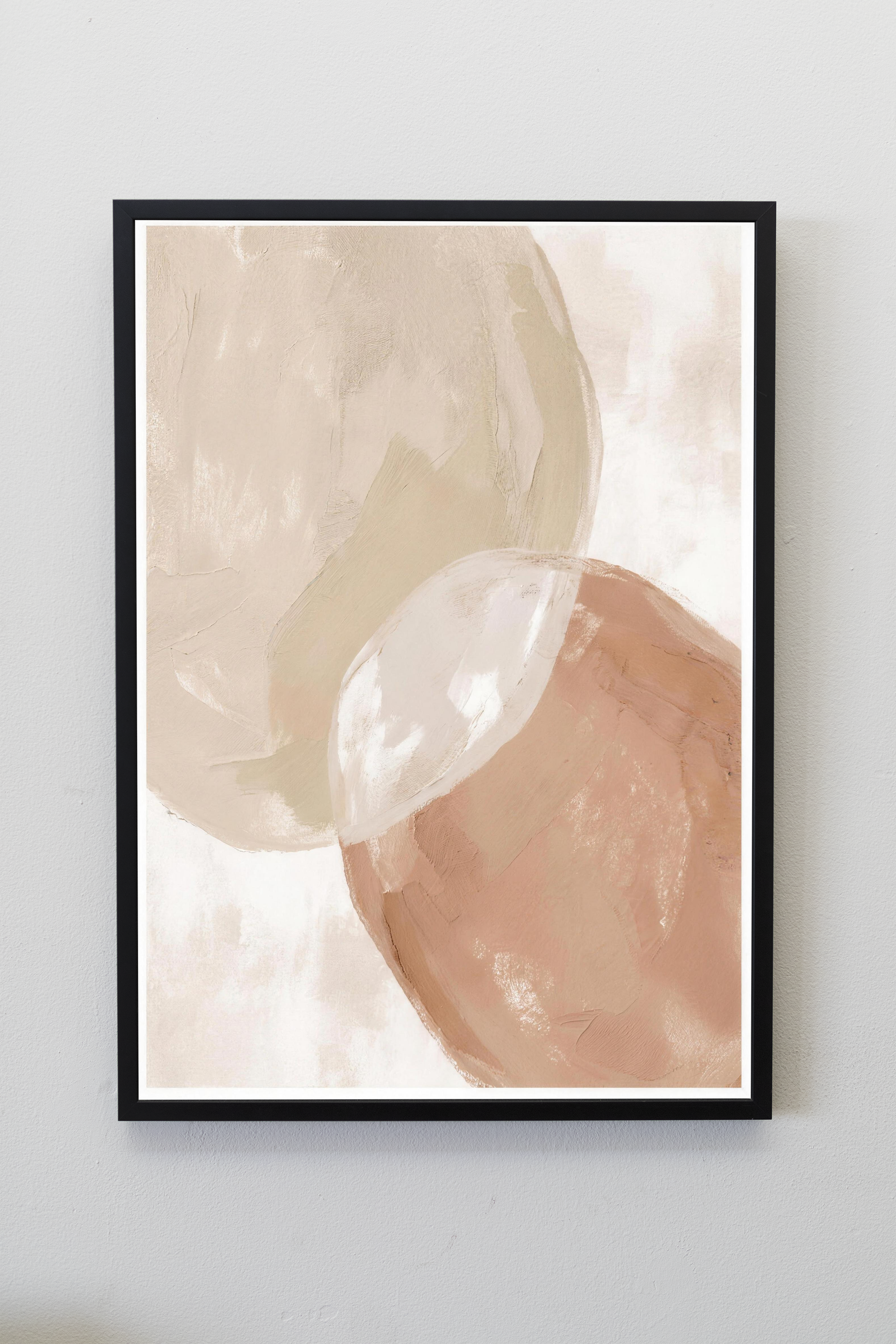 Terra Forms No.1 print framed on a gallery wall
