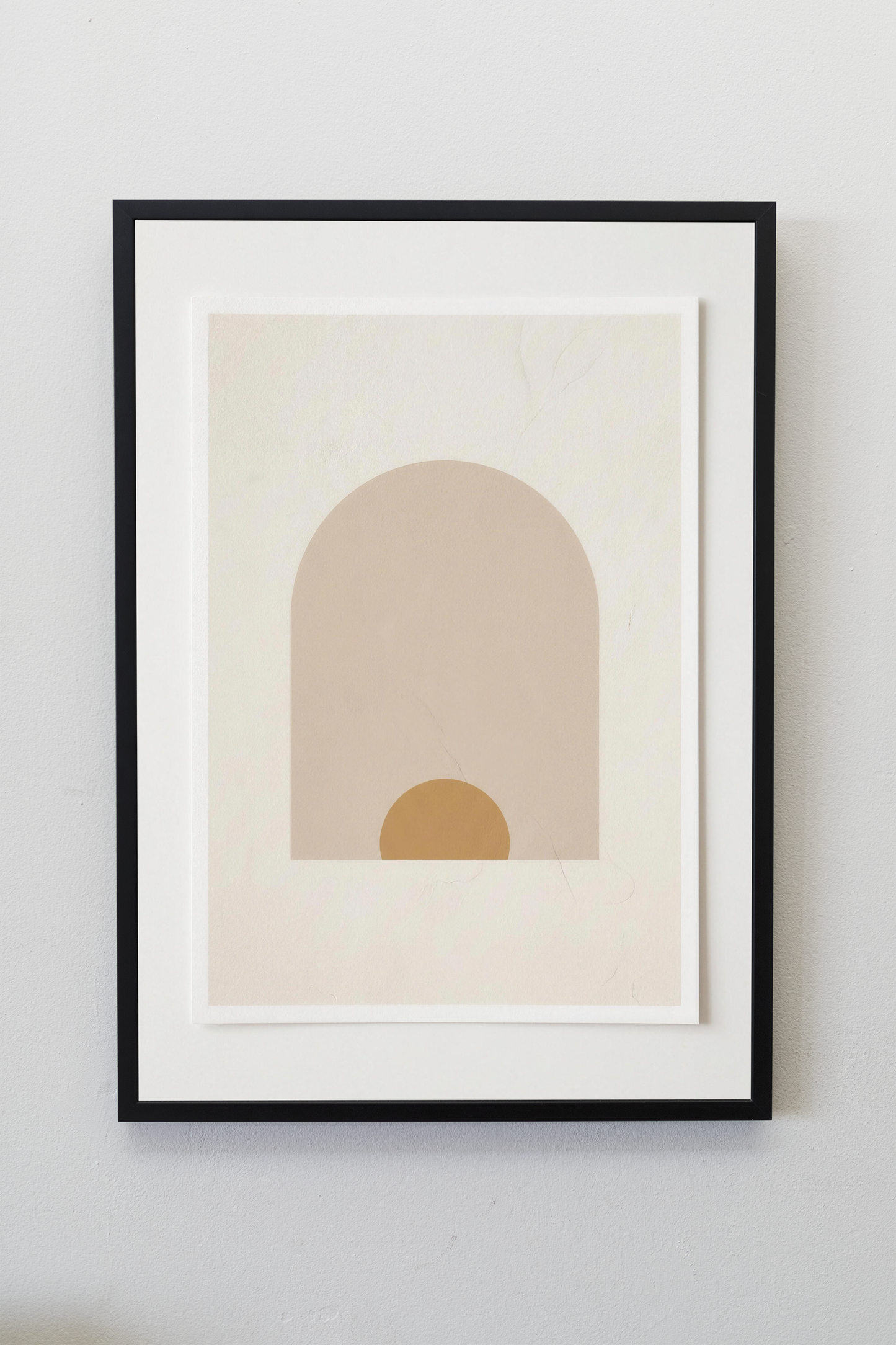 Arch Study III print framed on a gallery wall