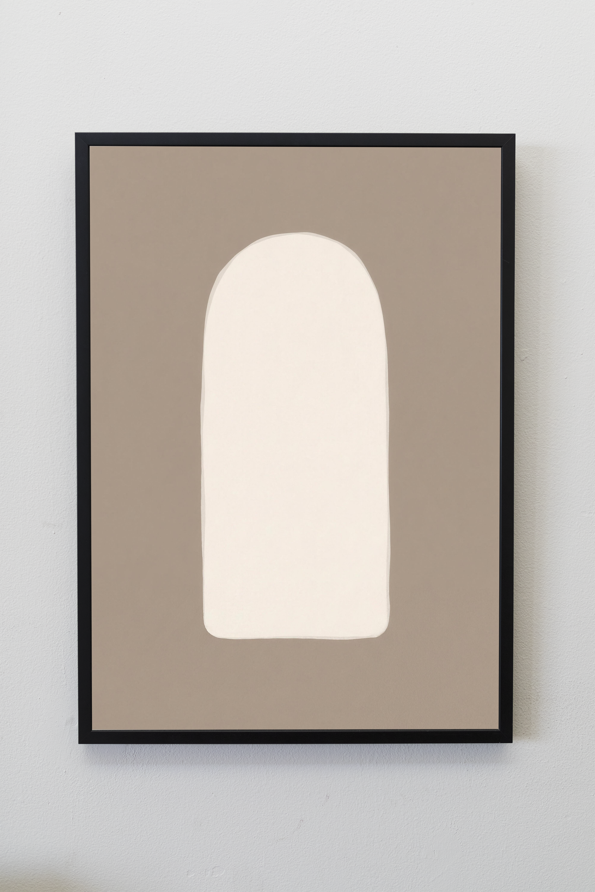 Arch Study I print framed on a gallery wall