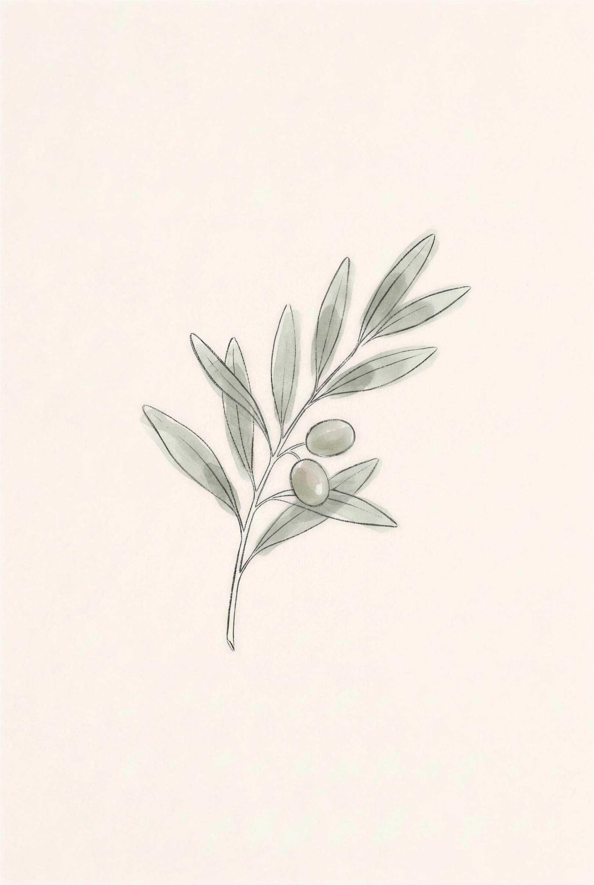 Olive Stem — part of the Warm Minimal Trio