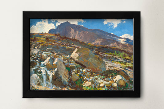 Simplon Pass (1911) by John Singer Sargent Poster Wall Hanging Decor