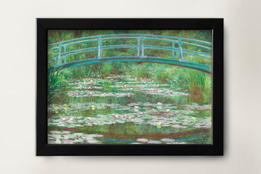 The Japanese Footbridge (1899) by Claude Monet Poster Print Wall Hanging Decor