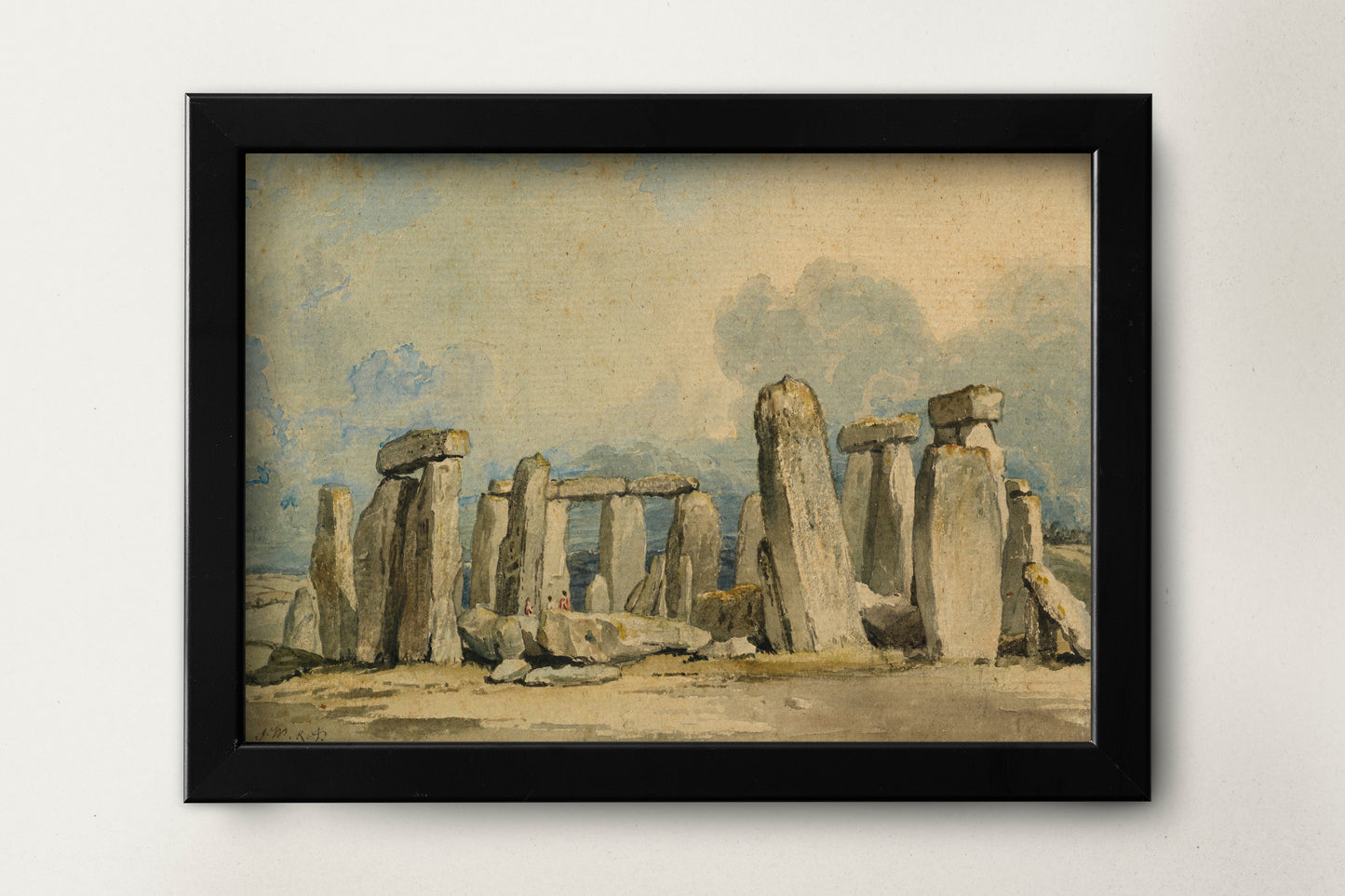 Painting of Stonehenge Print Poster Wall Hanging Decor
