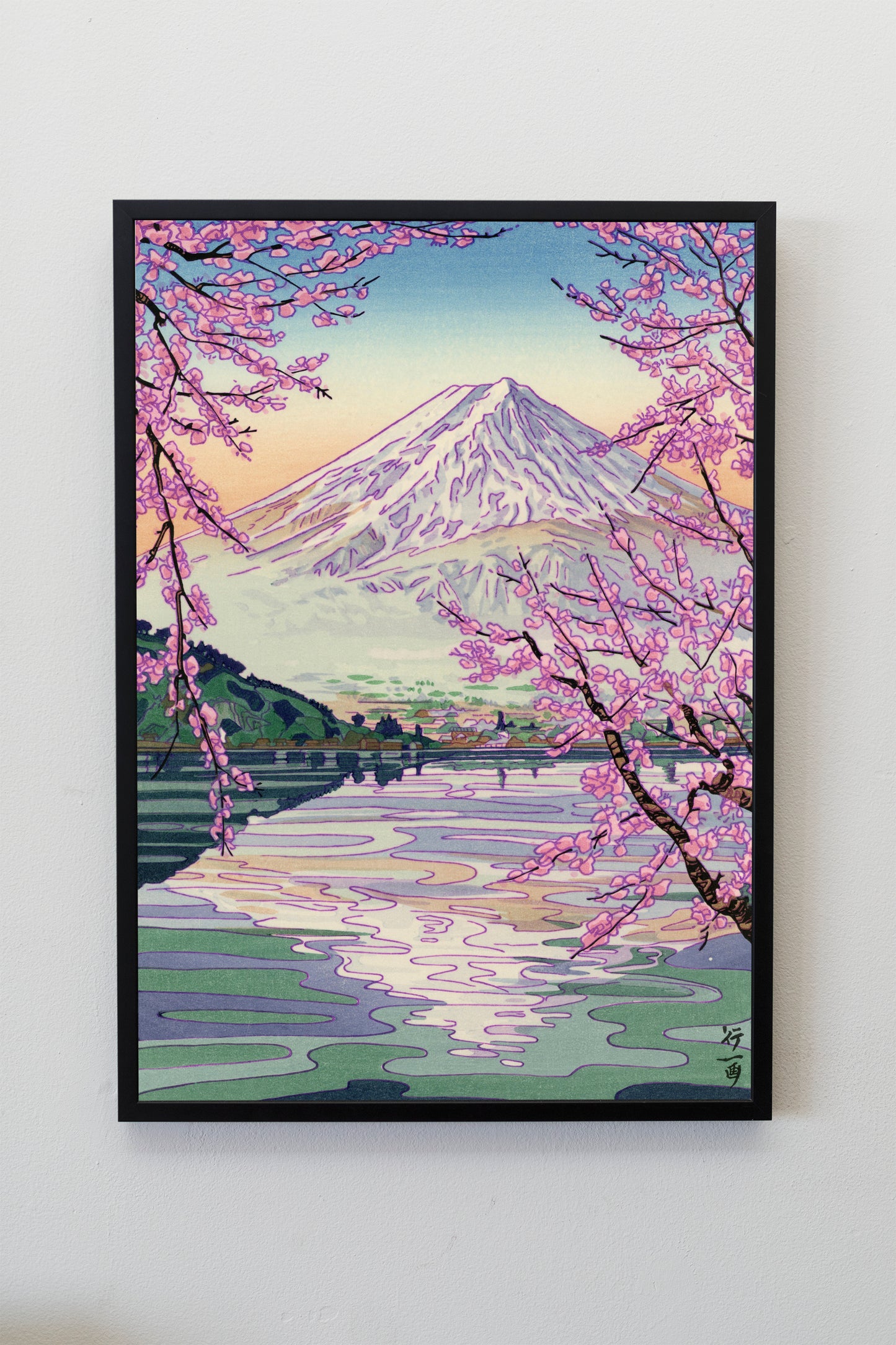 Japanese Art Wall Decor | Japan Mount Fuji Wall Art | Abstract Japanese Art | Japanese Art Print | Fuji Mountain Wall Art | Mount Fuji Art