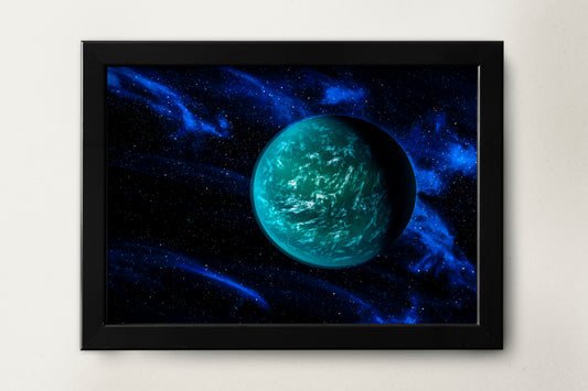 Planet Kepler-22b Space Poster Print Wall Hanging Decor