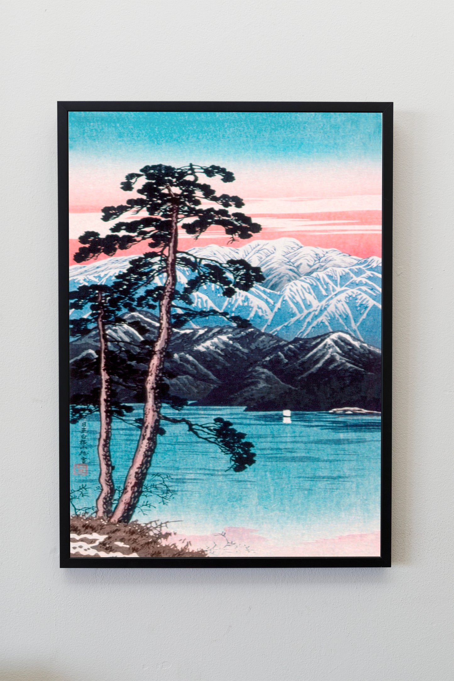 Lingering Snow on Mt. Shirane, Nikkō by Hiroaki Takahashi Japanese Art Print Poster Wall Hanging Decor A4 A3 A2