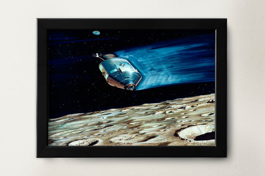 NASA subsatellite Space Poster Print Wall Hanging Decor