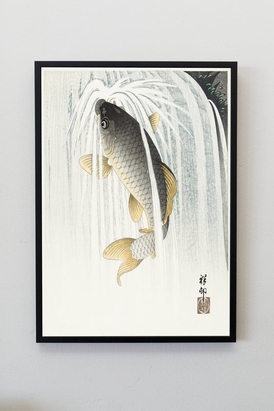 Carp by Ohara Koson Japanese Art Print Poster Wall Hanging Decor A4 A3 A2