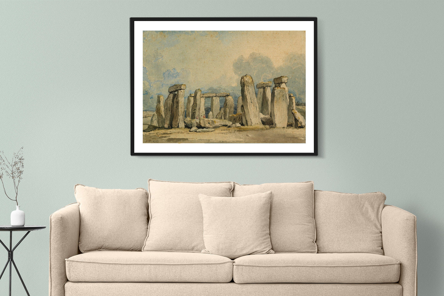 Painting of Stonehenge Print Poster Wall Hanging Decor