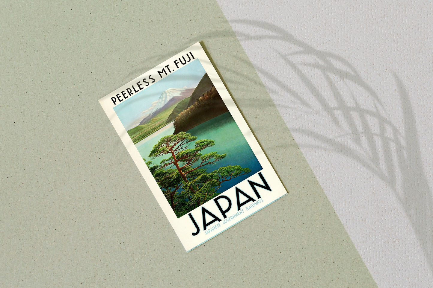 Mount Fuji Japan Travel Poster Print Wall Hanging Decor