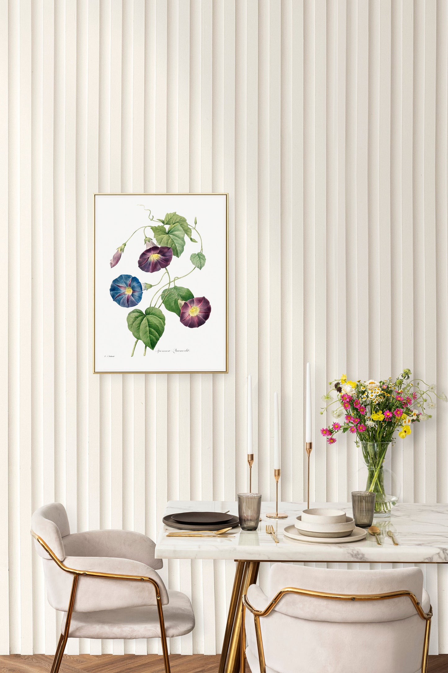Auricula Flower Poster Illustration Print Wall Hanging Decor