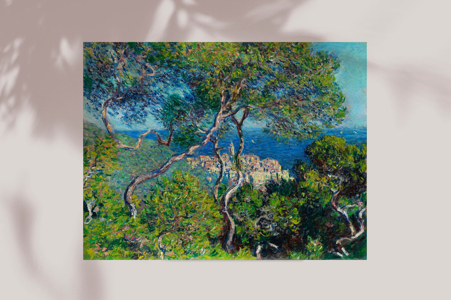 Bordighera (1884) by Claude Monet Art Poster Print Wall Hanging Decor