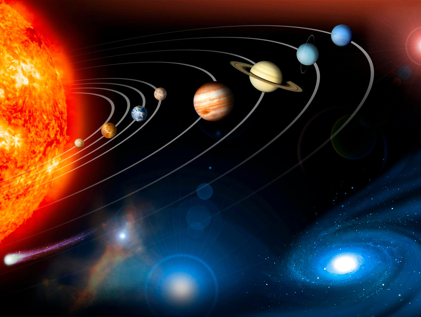 Solar System Planets Poster Print Wall Hanging Decor