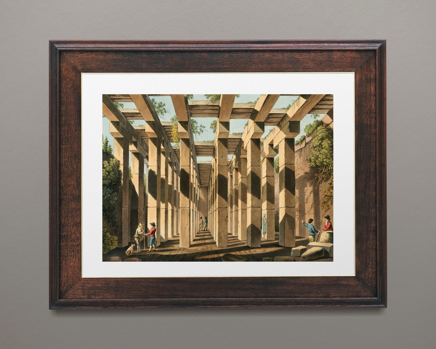 Ancient Cistern in Val di Noto Sicily Italy Poster Print Wall Hanging Decor
