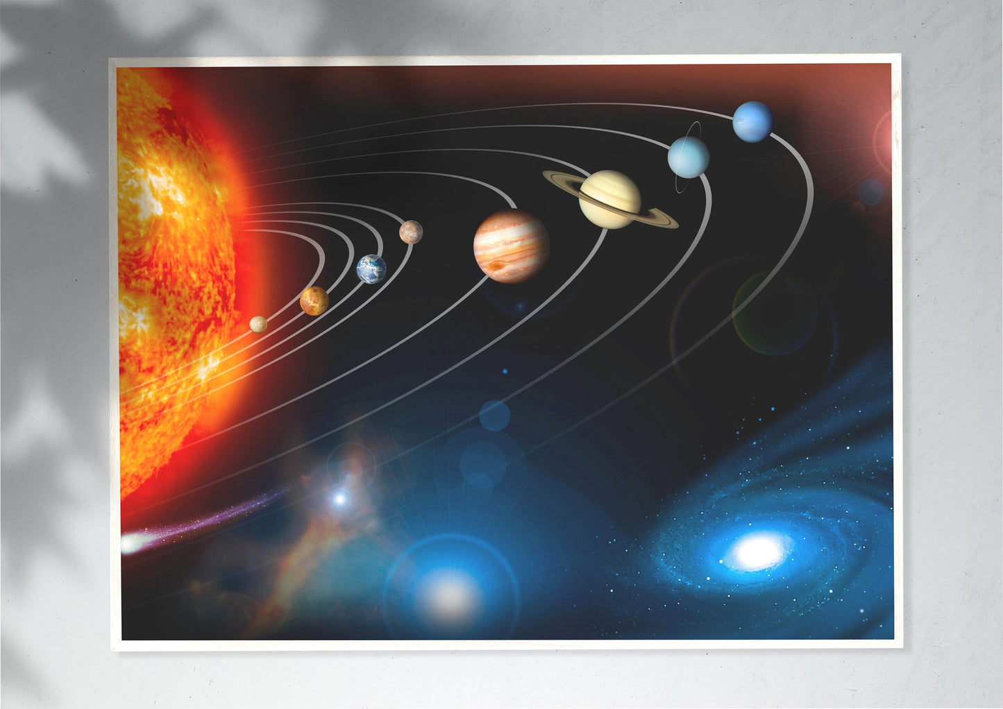 Solar System Planets Poster Print Wall Hanging Decor