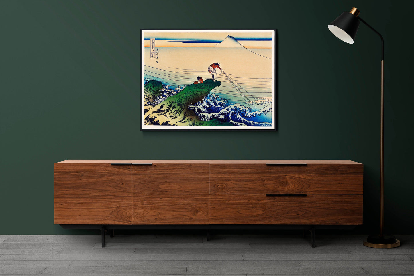 Koshu Kajikazawa by Katsushika Hokusai Japanese Art Print Poster Wall Hanging Decor A4 A3 A2