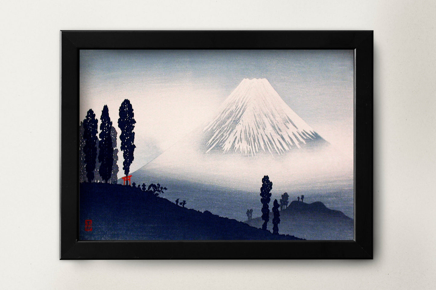 Mount Fuji by Hiroaki Takahashi Japanese Art Print Poster Wall Hanging Decor A4 A3 A2