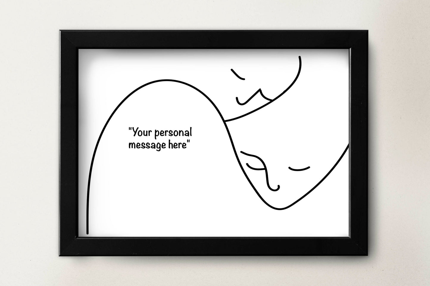 Personalised gift for mum, Mothers Day gift, Personalised gift for friend,  Personal message, Loving gift, Cute gift, Print Poster A4 A3