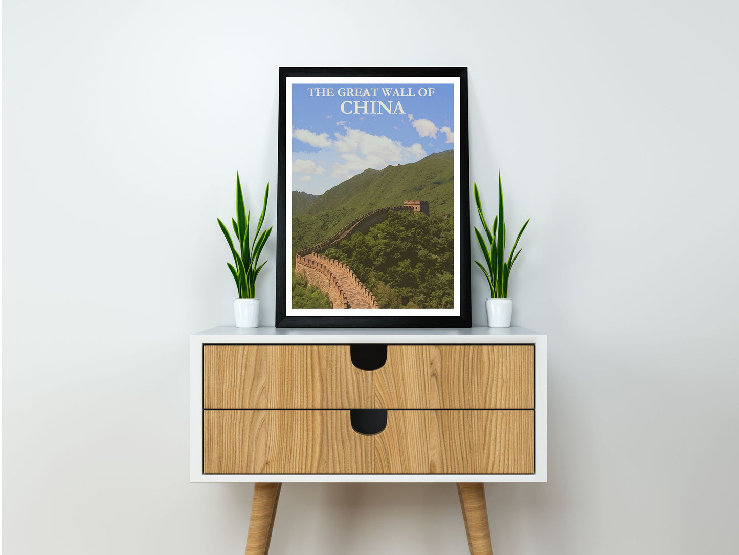 The Great Wall of China Travel Poster landscape architecture Print Wall Hanging Decor A4 A3 A2