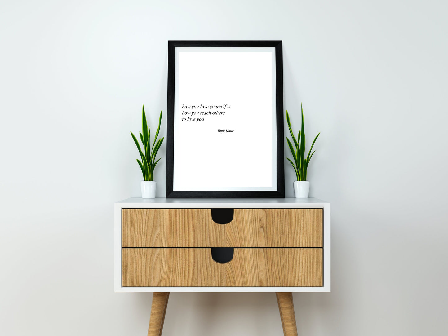 Rupi Kaur Quote Print | Rupi Kaur Poem Print | Rupi Kaur Quote Wall Art | Author Quote Wall Decor | Love Poem Wall Art | Love Quote Wall Art