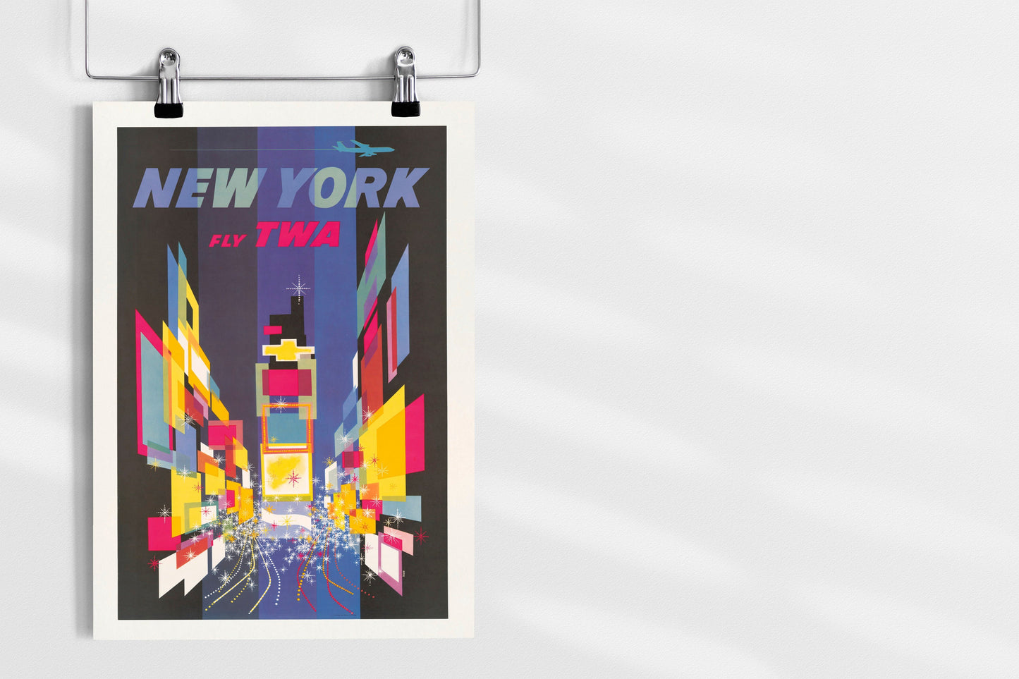 New York Travel Poster | New York Poster | New York Travel Print | Retro Wall Art | | Retro Poster | New York Gift | Aesthetic Wall Art