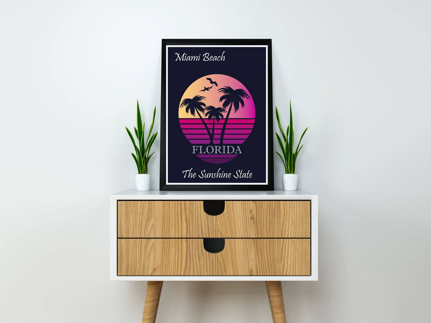 Miami Beach Travel Poster | Florida Travel Poster | USA Travel Poster | Miami Travel Print | Miami Poster | USA Poster | Miami Print