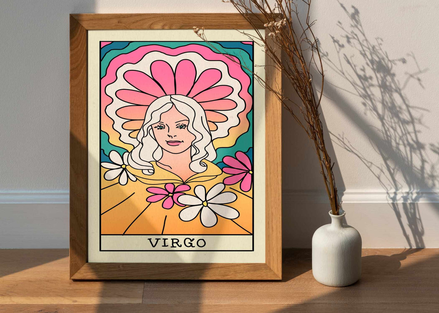 Virgo Astrology Gift | Virgo Star Sign Gift | Virgo Horoscope poster | Virgo Zodiac Sign Prints | Astrology Lover Gift | Spiritual Wall Art