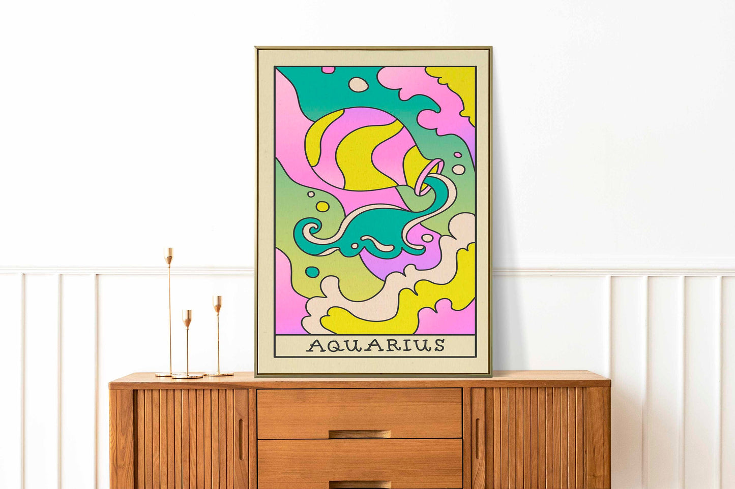 Aquarius Posters | Aquarius Astrology Gift | Aquarius Zodiac Sign Poster | Aquarius Horoscope Prints | Aquarius Star Sign Poster