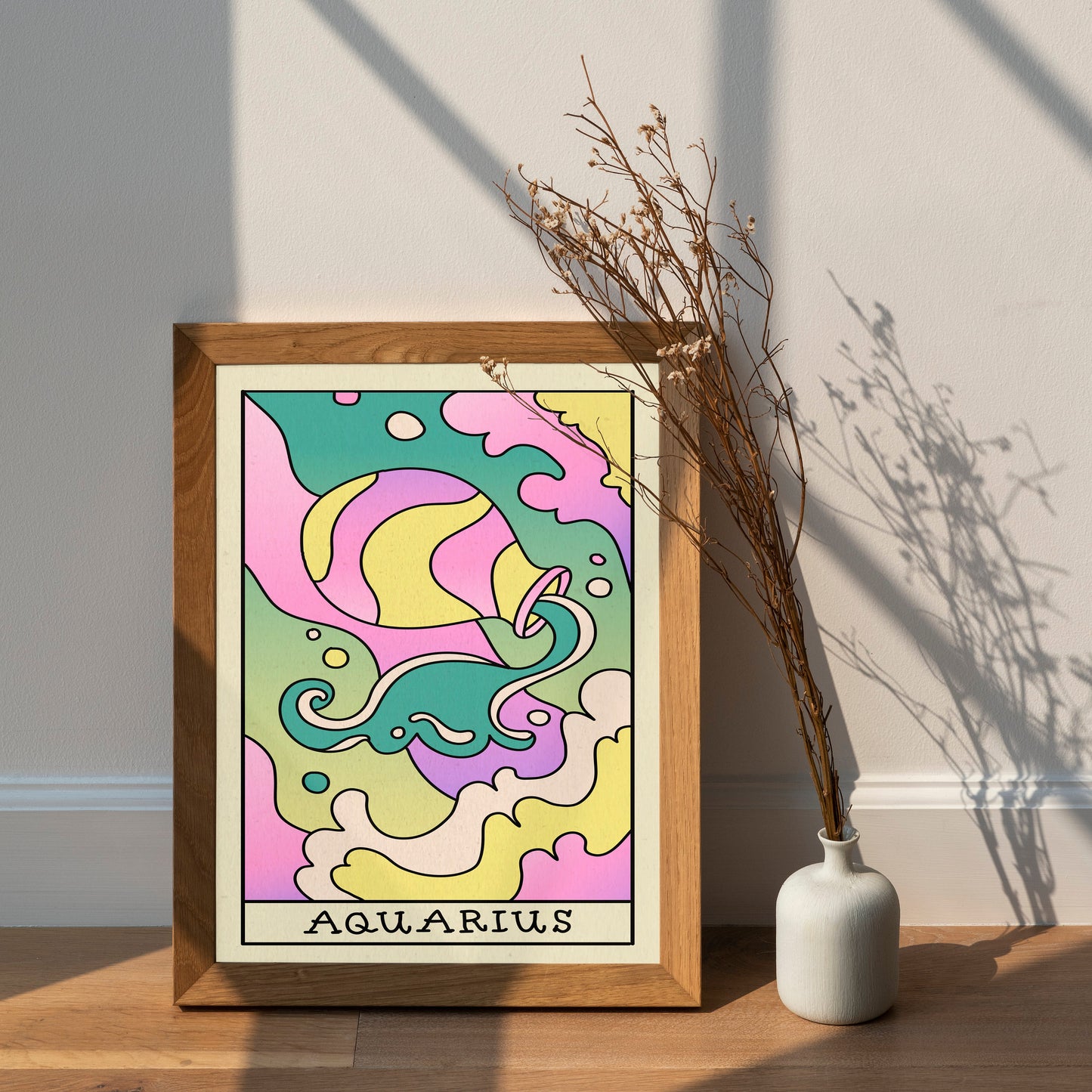 Aquarius Posters | Aquarius Astrology Gift | Aquarius Zodiac Sign Poster | Aquarius Horoscope Prints | Aquarius Star Sign Poster