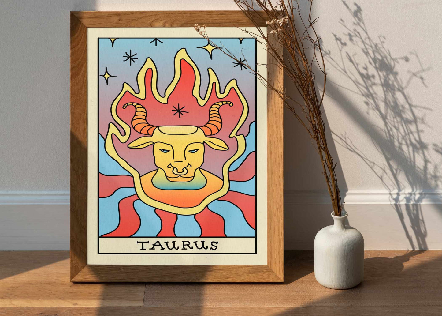 Taurus Astrology Gift | Taurus Star Sign Gift | Taurus Horoscope prints | Taurus Zodiac Sign Poster | Aesthetic Astrology Decor | Taurus Art