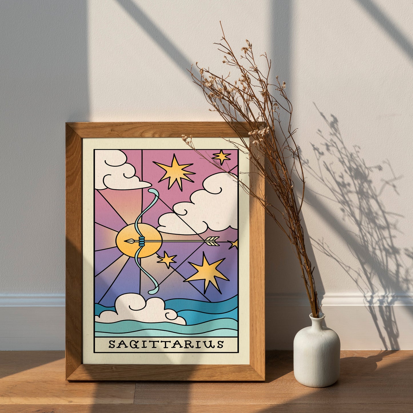 Sagittarius Astrology Gift | Sagittarius Star Sign Gift | Sagittarius Zodiac Sign Poster | Sagittarius  Horoscope Prints | Sagittarius Print