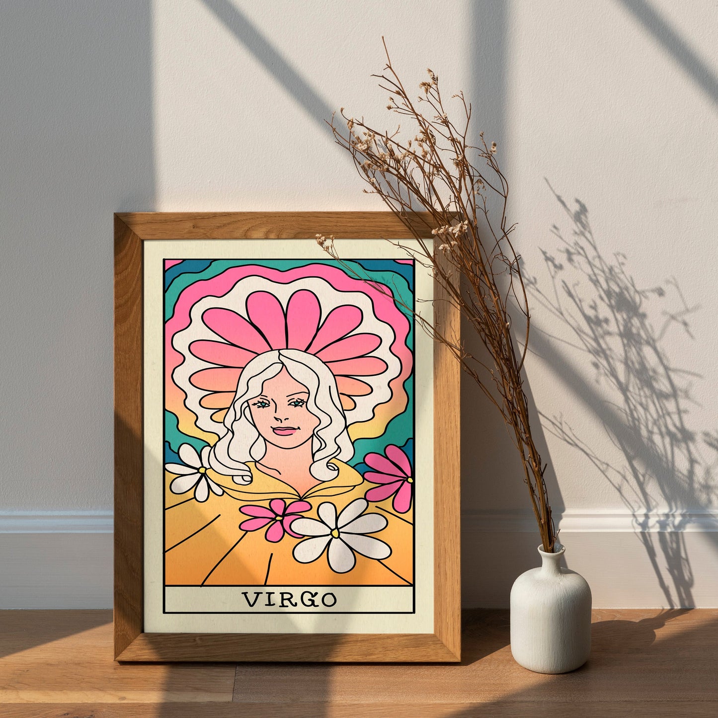 Virgo Astrology Gift | Virgo Star Sign Gift | Virgo Horoscope poster | Virgo Zodiac Sign Prints | Astrology Lover Gift | Spiritual Wall Art