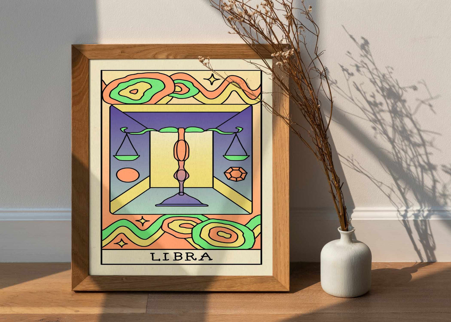 Libra Astrology Gift | Libra Star Sign Gift | Libra Horoscope posters | Libra Zodiac Sign Prints | Astrology Lover Gift | Spiritual Wall Art