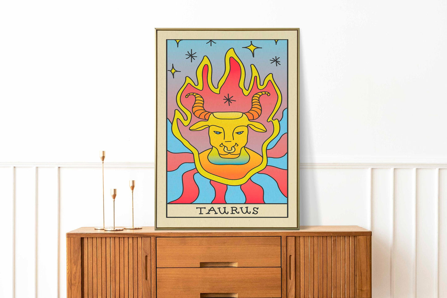 Taurus Astrology Gift | Taurus Star Sign Gift | Taurus Horoscope prints | Taurus Zodiac Sign Poster | Aesthetic Astrology Decor | Taurus Art