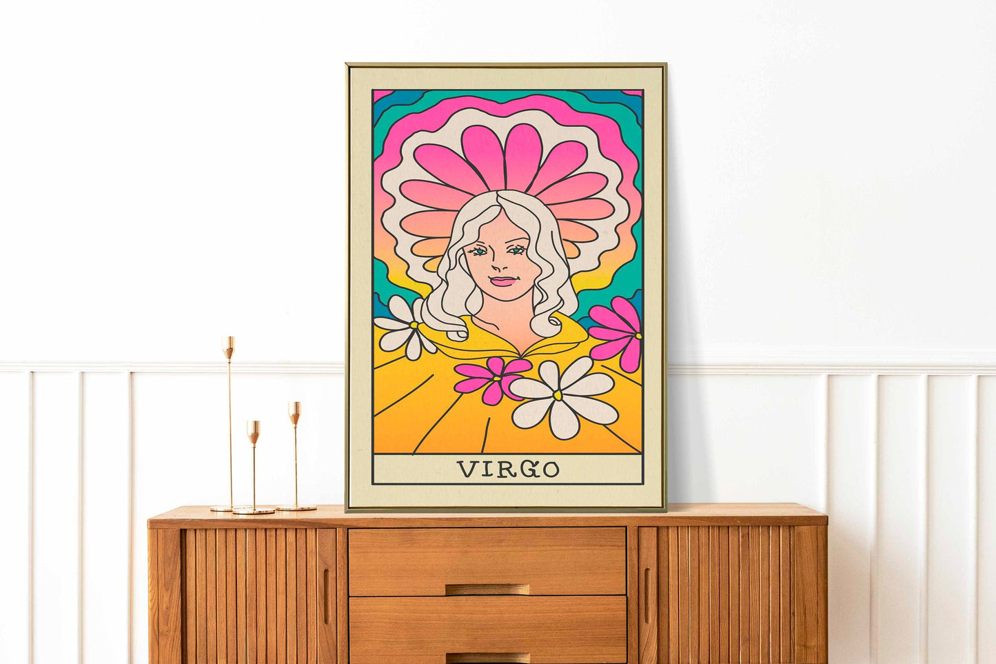 Virgo Astrology Gift | Virgo Star Sign Gift | Virgo Horoscope poster | Virgo Zodiac Sign Prints | Astrology Lover Gift | Spiritual Wall Art