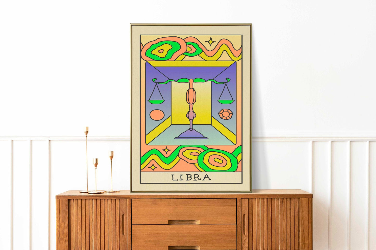 Libra Astrology Gift | Libra Star Sign Gift | Libra Horoscope posters | Libra Zodiac Sign Prints | Astrology Lover Gift | Spiritual Wall Art