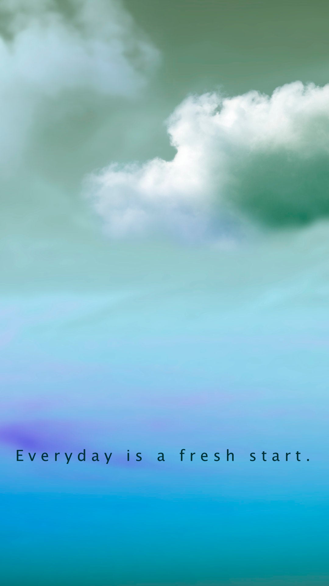 Everyday Is a Fresh Start Quote Poster | Inspirational Wall Art | Motivational Quote Print | Motivational Poster | Aesthetic Room Decor