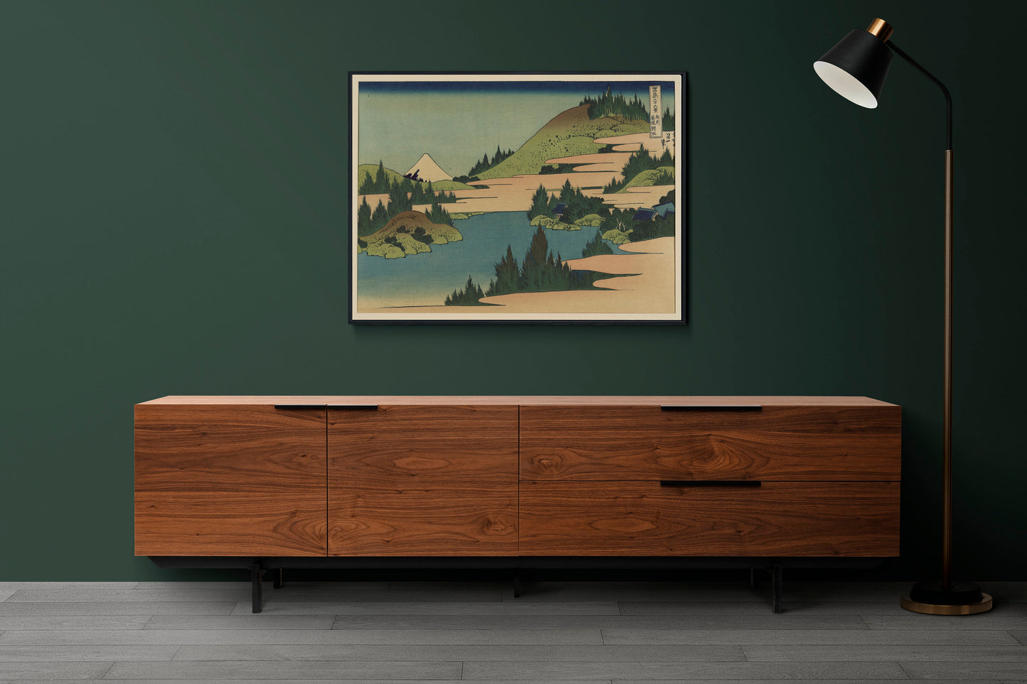 Hokusai Prints | Mountain Poster | Japanese Wall Art | Japanese Aesthetic Prints | Hakone Lake in Sagami Province by Katsushika Hokusai