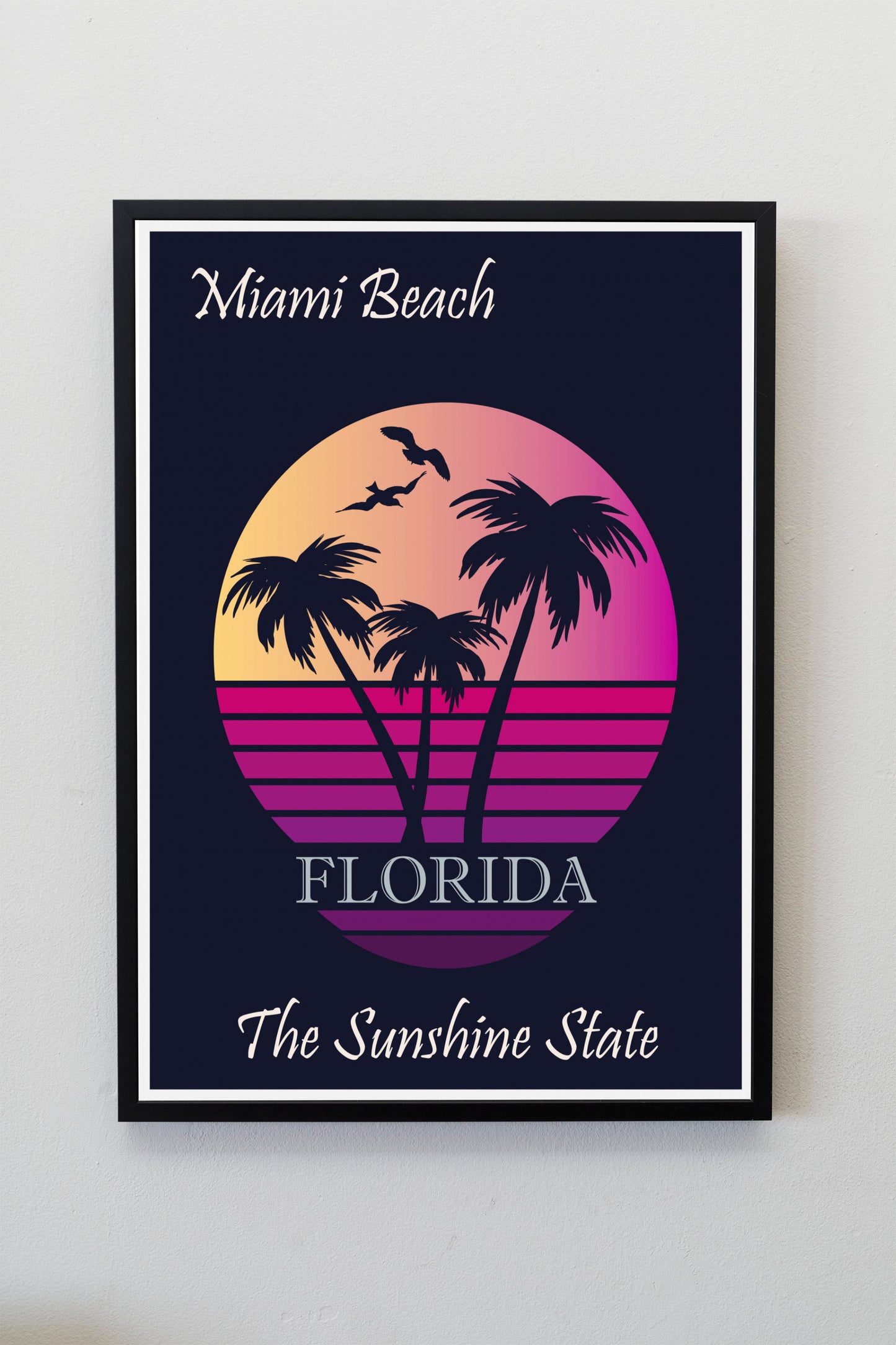 Miami Beach Travel Poster | Florida Travel Poster | USA Travel Poster | Miami Travel Print | Miami Poster | USA Poster | Miami Print